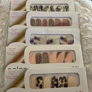 Lot of 5 Color Street Nails